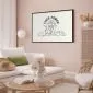 Plakat Tiger power 42x29,7 cm z ramą czarną z marginesem | MIRAT.