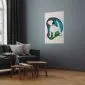 Plakat Pies i piłka 60x90 cm bez ramy bez marginesu | MIRAT.