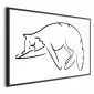 Plakat Kocie sny 42x29,7 cm z ramą czarną bez marginesu | MIRAT.