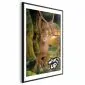 Plakat What's Up 60x90 cm z ramą czarną z marginesem | MIRAT.