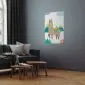 Plakat Niezwykła lama 60x90 cm bez ramy bez marginesu | MIRAT.