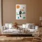 Plakat Tukan i motyle 40x60 cm bez ramy z marginesem | MIRAT.
