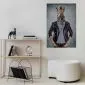 Plakat Zebra Ewa 40x60 cm bez ramy bez marginesu | MIRAT.