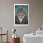 Plakat Pani kot 21x30 cm bez ramy z marginesem | MIRAT.