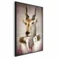 Plakat Antylopa 60x90cm z ramą czarną bez marginesu | MIRAT.  kolekcja g-B-0129-ao-a