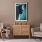 Plakat Nocny włóczęga 40x60 cm z ramą złotą z marginesem | MIRAT.