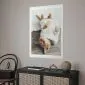 Plakat Leniwy kot 21x30 cm bez ramy z marginesem | MIRAT.