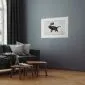 Plakat Kot w koronie 42x29,7 cm bez ramy z marginesem | MIRAT.