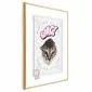 Plakat OMG 40x60 cm z ramą złotą z marginesem | MIRAT.