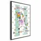 Plakat Always be yourself 29,7x42cm z ramą czarną z marginesem | MIRAT. kolekcja g-C-0112-ao-a