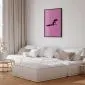 Plakat Mała małpka 21x30 cm z ramą czarną bez marginesu | MIRAT.