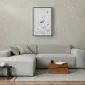 Plakat Rodzina flamingów 29,7x42 cm z ramą czarną z marginesem | MIRAT.