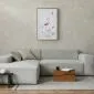 Plakat Rodzina flamingów 60x90 cm z ramą złotą z marginesem | MIRAT.