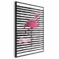 Plakat Flaming 21x30 cm z ramą czarną bez marginesu | MIRAT.