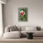 Plakat Papuga w dżungli 21x30 cm z ramą złotą bez marginesu | MIRAT.