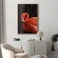 Plakat Flaming solo 29,7x42 cm z ramą złotą bez marginesu | MIRAT.