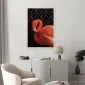 Plakat Flaming solo 21x30 cm bez ramy z marginesem | MIRAT.