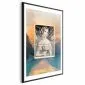 Plakat Retro portret 40x60 cm z ramą czarną z marginesem | MIRAT.