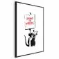 Plakat Home 40x60 cm z ramą złotą bez marginesu | MIRAT.