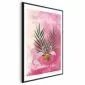 Plakat Summer Vibe 21x30 cm z ramą czarną z marginesem | MIRAT.