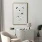 Plakat Wieczorny lot 21x30 cm z ramą złotą z marginesem | MIRAT.
