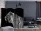Parawan akustyczny Zwierzęta 225x172 cm 5-częściowy czarny | MIRAT.