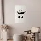 Plakat Panda with Guns 40x60 cm bez ramy z marginesem | MIRAT.