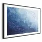 Plakat Morska toń 42x29,7 cm z ramą czarną z marginesem | MIRAT.