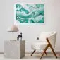 Plakat Ryby i fale 42x29,7 cm bez ramy z marginesem | MIRAT.