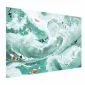 Plakat Ryby i fale 90x60 cm bez ramy bez marginesu | MIRAT.
