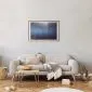 Plakat Rybki w głębinach 42x29,7 cm z ramą złotą z marginesem | MIRAT.