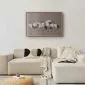Plakat Taniec żurawi 42x29,7 cm z ramą złotą bez marginesu | MIRAT.