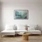 Plakat Ryby w oceanie 60x40 cm z ramą czarną z marginesem | MIRAT.