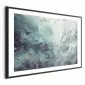 Plakat Ryby w oceanie 60x40 cm z ramą czarną z marginesem | MIRAT.