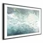 Plakat Ławica ryb 90x60 cm z ramą czarną z marginesem | MIRAT.