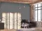 Parawan akustyczny Zwierzęta 225x172 cm 5-częściowy beżowy | MIRAT.