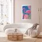 Plakat Abstrakcyjny Flaming 60x90 cm bez ramy z marginesem | MIRAT.