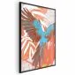 Plakat Egzotyczne skrzydła 21x30 cm z ramą czarną bez marginesu | MIRAT.