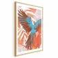Plakat Egzotyczne skrzydła 29,7x42 cm z ramą złotą z marginesem | MIRAT.