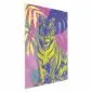 Plakat Kolorowy tygrys 60x90 cm bez ramy z marginesem | MIRAT.