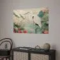 Plakat Nad azjatyckim stawem 90x60 cm bez ramy bez marginesu | MIRAT.