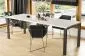 Stół rozkładany GARANT 130(220)x80 biały połysk w stylu industrialnym | MIRAT. styl LOFT