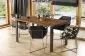 Stół rozkładany GARANT 130(365)x80 dąb stirling do salonu polskiej produkcji | MIRAT. styl LOFT
