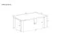 Ława GAROLD 120x80 dąb monastery na metalowych nogach I sklep meblowy MIRAT. styl LOFT