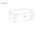 Ława GAROLD 120x80 dąb natura w stylu loft I sklep meblowy MIRAT. styl LOFT
