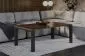 Ława GAROLD 120x80 dąb monastery na metalowych nogach I sklep meblowy MIRAT. styl LOFT