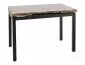 Stół rozkładany GD-017 110(170)x74 orzech vintage/czarny mat 8-osobowy I sklep meblowy MIRAT. styl LOFT