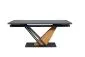Stół GENESIS 180(240)x90 czarny/jesion I sklep meblowy MIRAT. styl LOFT