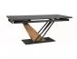 Stół rozkładany GENESIS 160(220)x90 czarny marmur/jesion w stylu loft I sklep meblowy MIRAT. styl LOFT