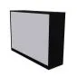 Szafka biurowa przesuwna EASY SPACE CABINET S 3-OH 160cm czarna zamykana I sklep meblowy MIRAT.